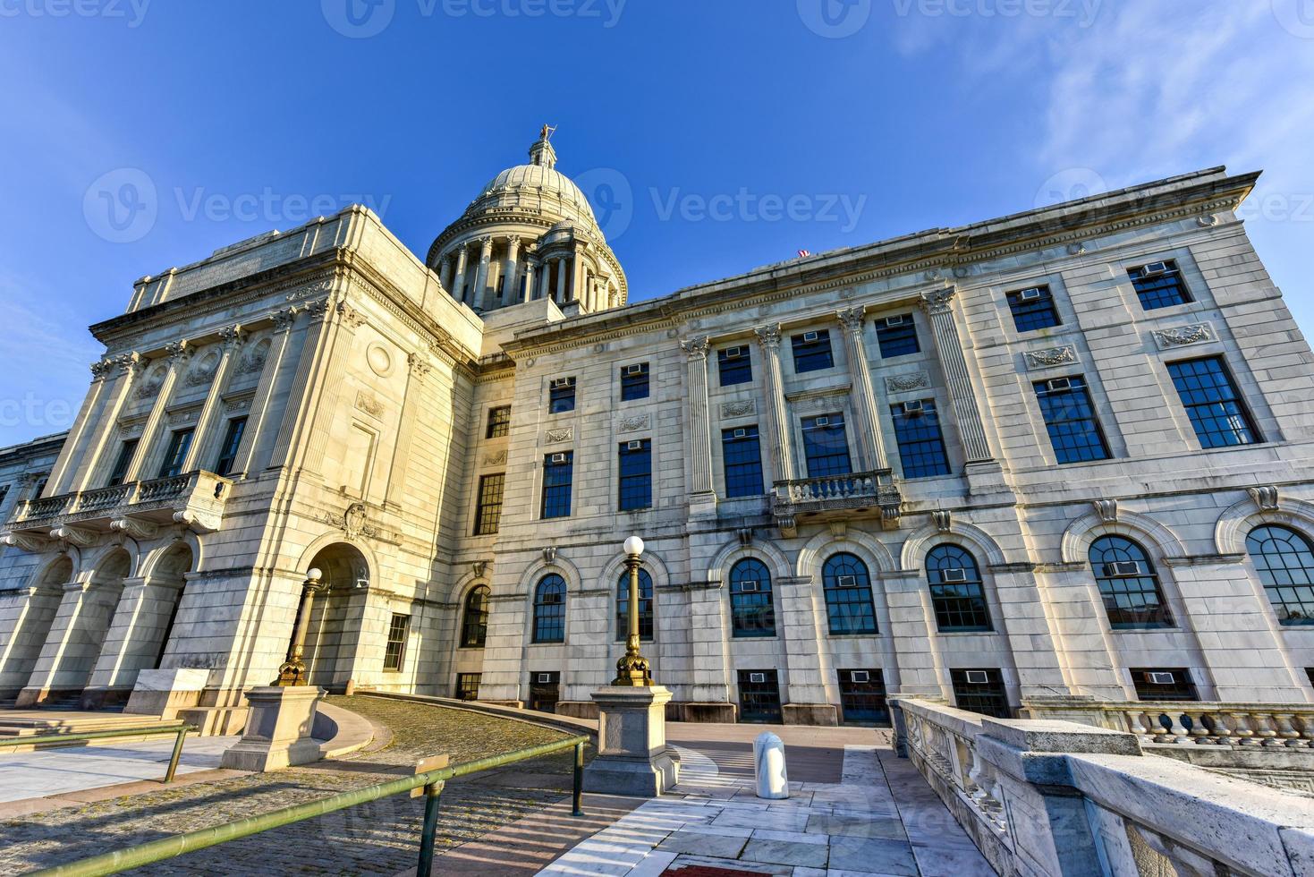 la casa del estado de rhode island, la capital del estado estadounidense de rhode island. foto