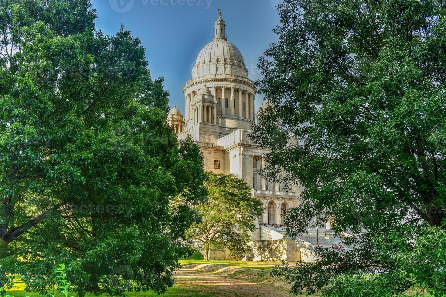 la casa del estado de rhode island, la capital del estado estadounidense de rhode island. foto