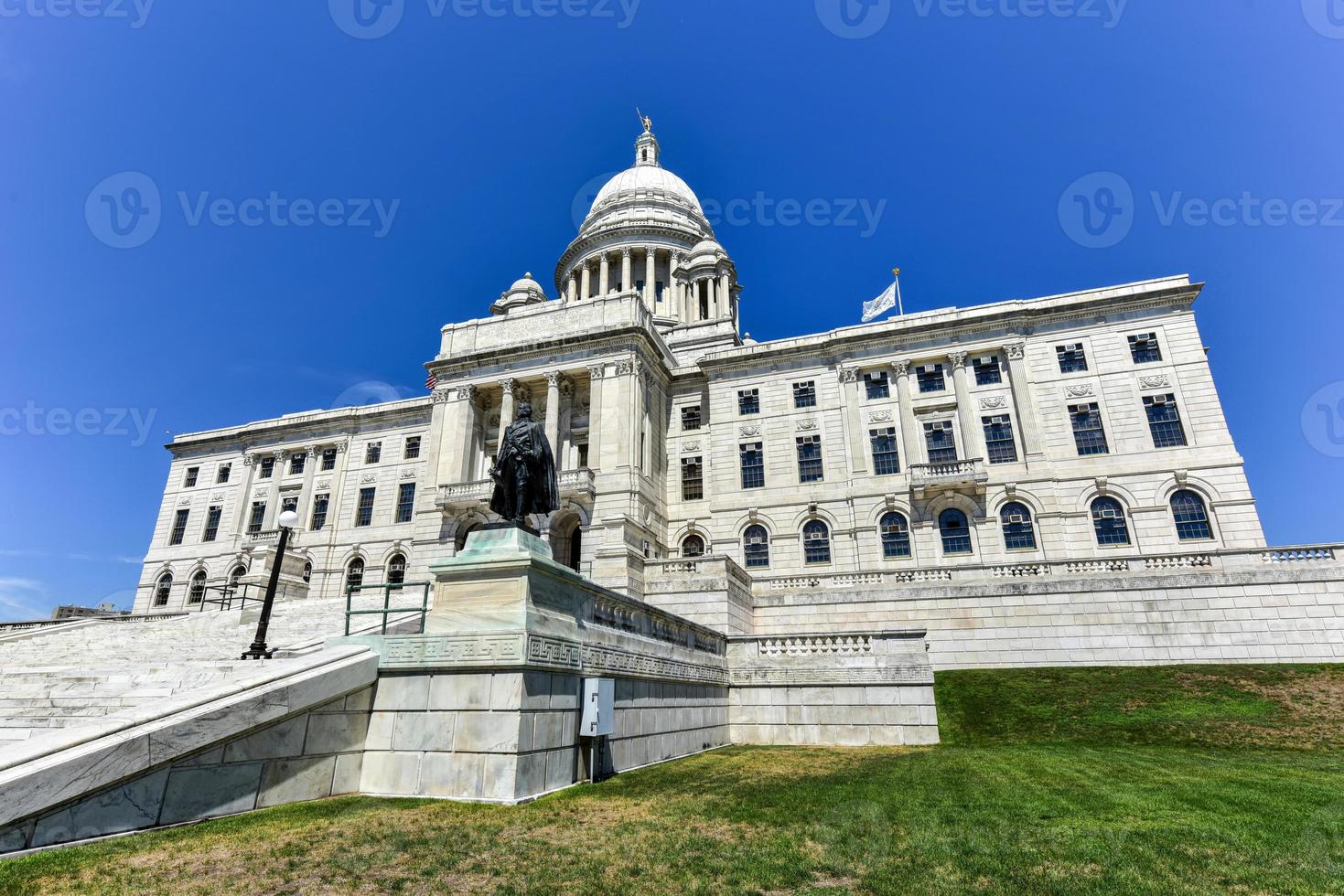 la casa del estado de rhode island, la capital del estado estadounidense de rhode island. foto