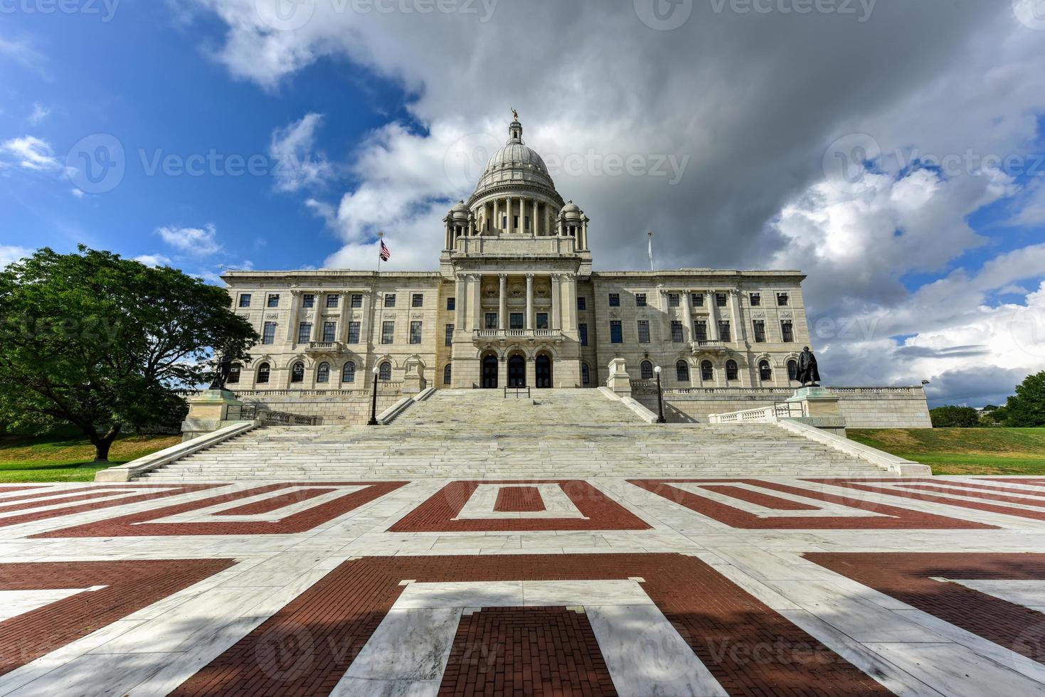 la casa del estado de rhode island, la capital del estado estadounidense de rhode island. foto