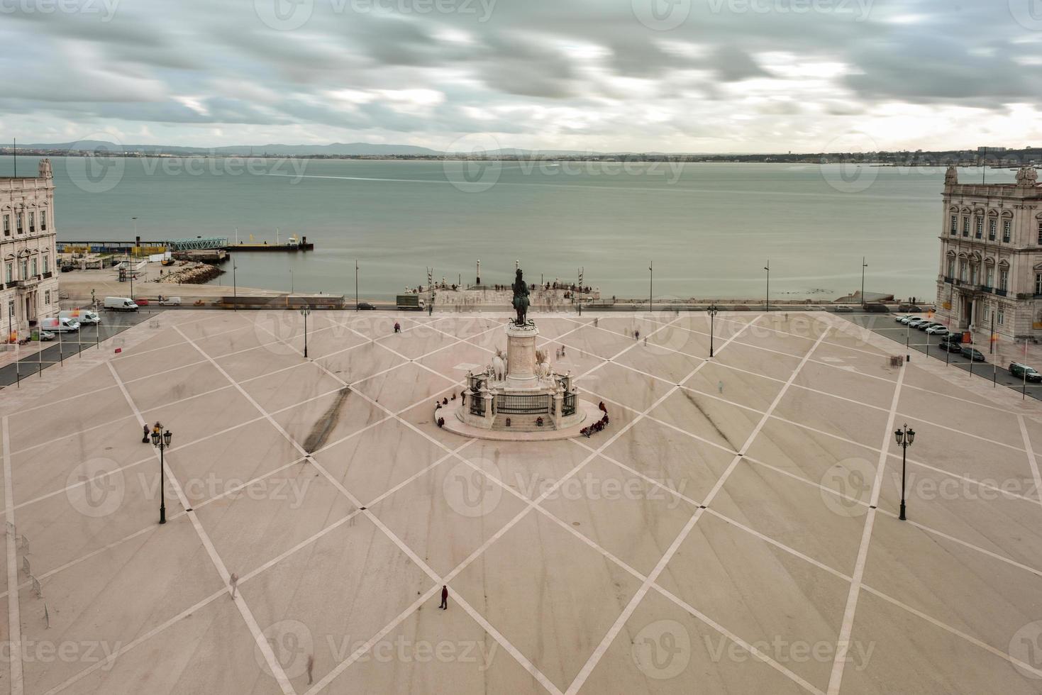 Commerce Square in Lisbon, Portugal photo