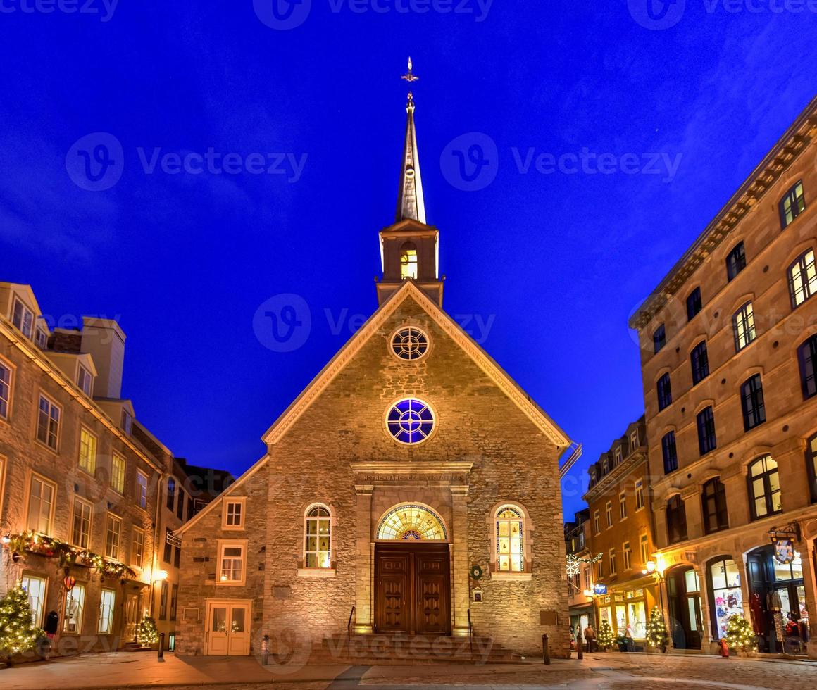 Notre Dame des Victoires in Quebec City photo