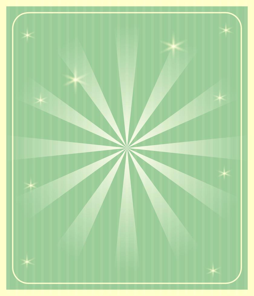 Retro circus background with rays. Old paper. Vintage background with grunge texture and shining stars. vector