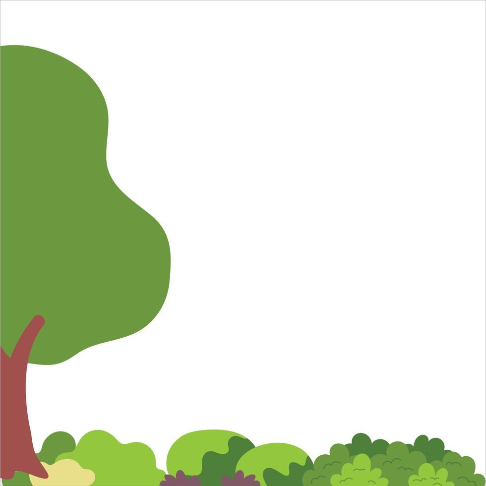 plantilla de naturaleza verde vector