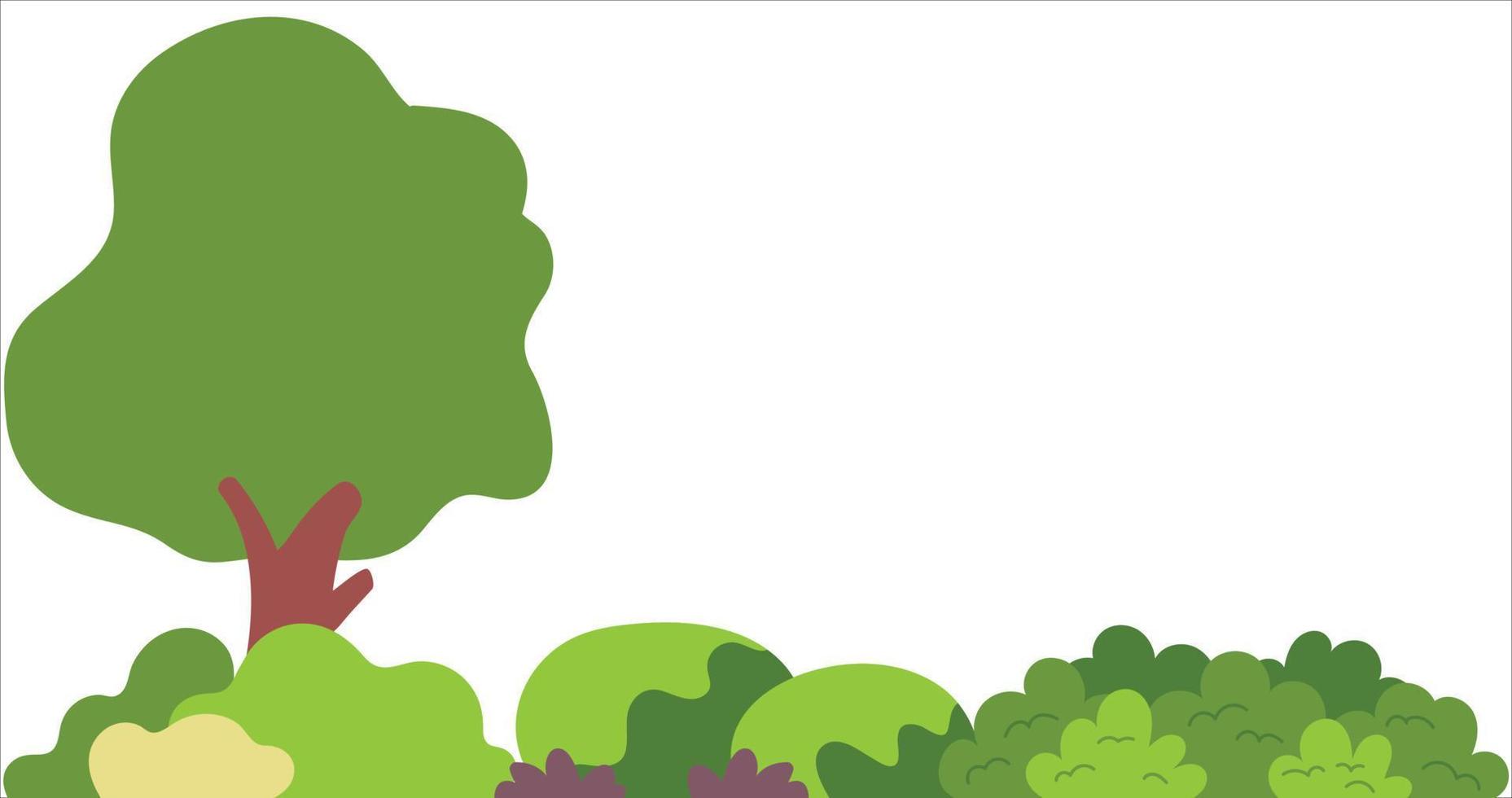 Green nature template vector