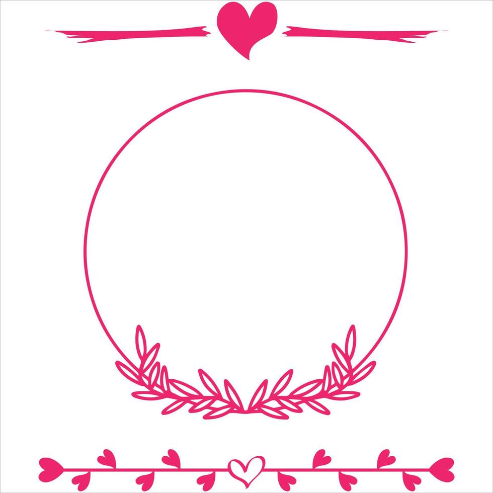 diseño de plantilla de amor vector