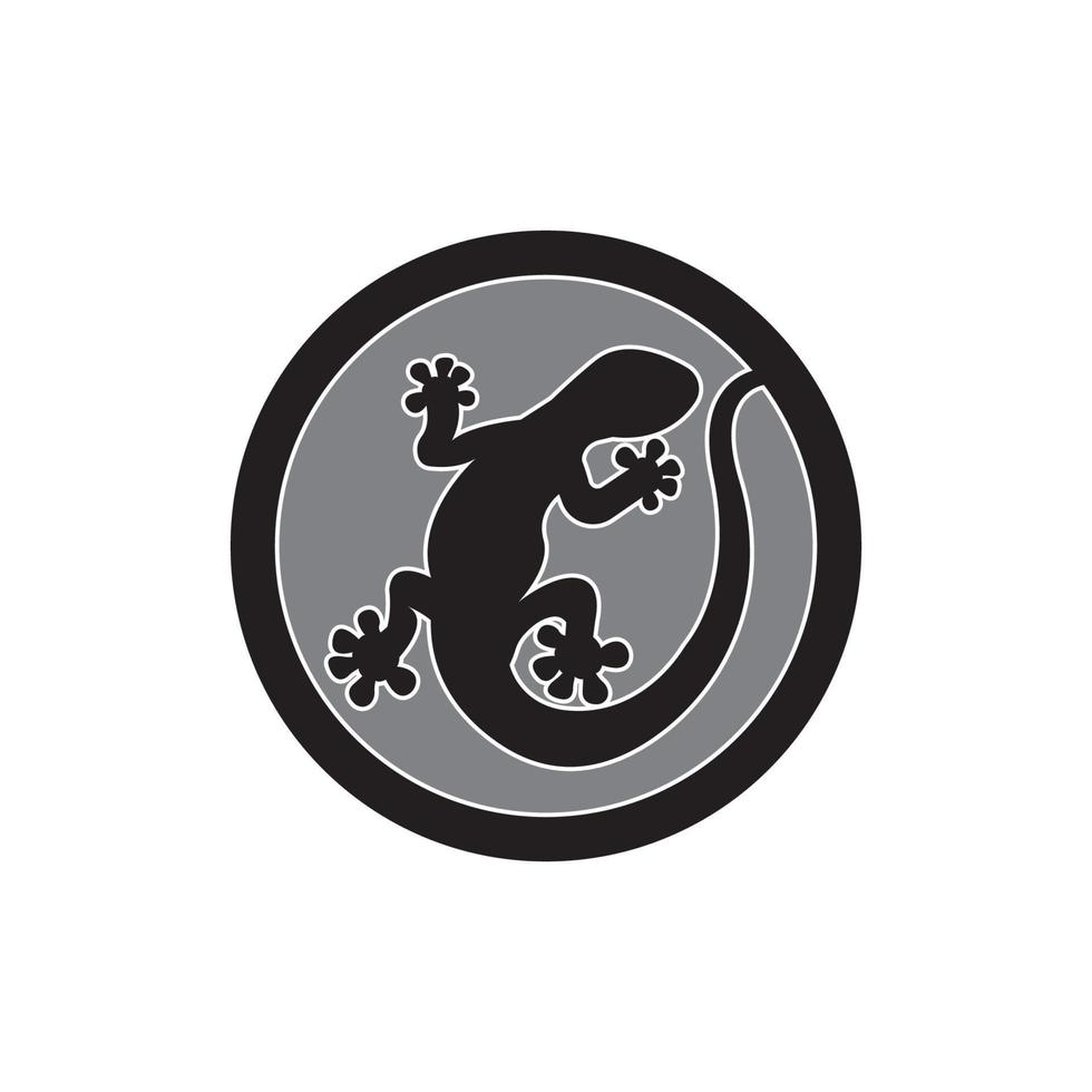 house lizard vector icon illustration simple design