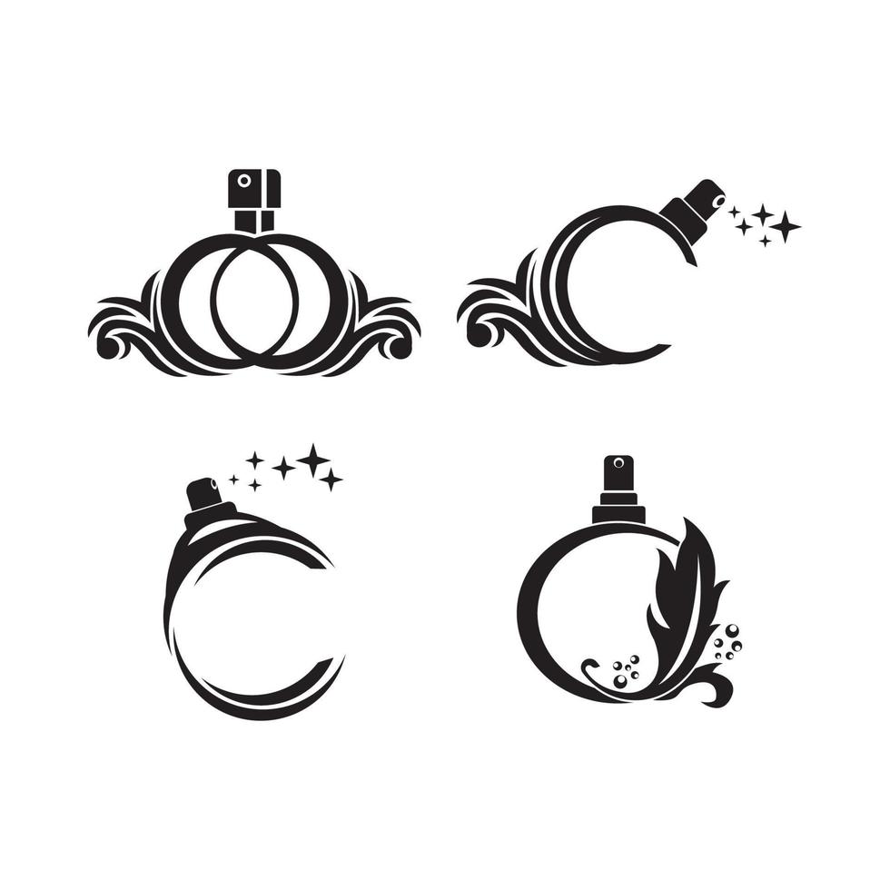 perfume logo.vector illustration symbol design 16664785 Vector Art at
