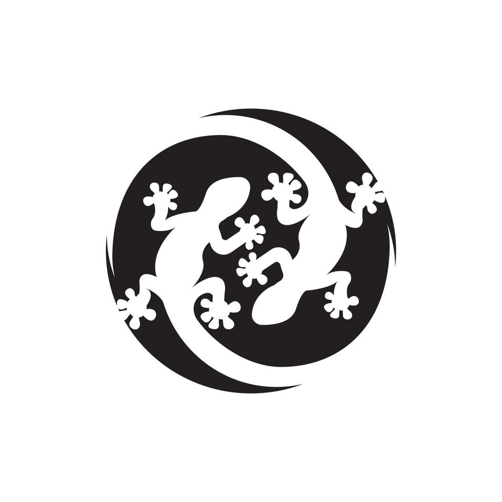 house lizard vector icon illustration simple design