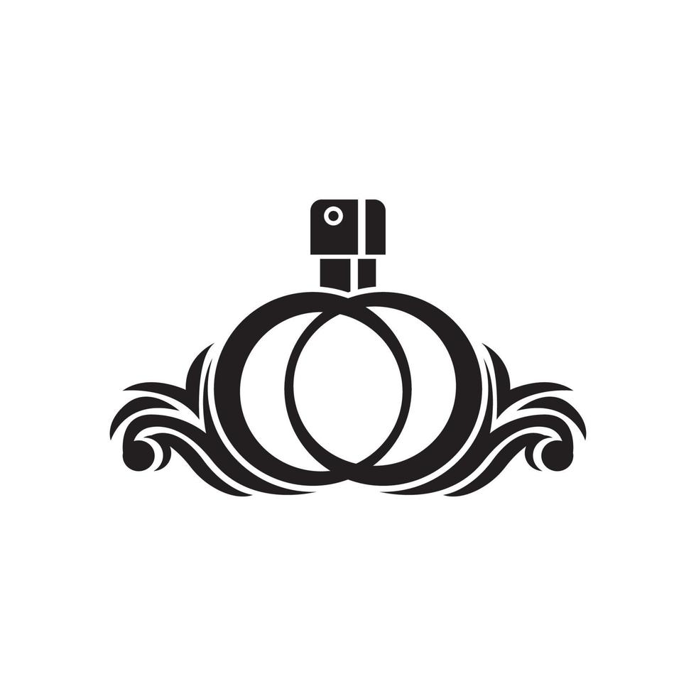 perfume logo.vector illustration symbol design vector