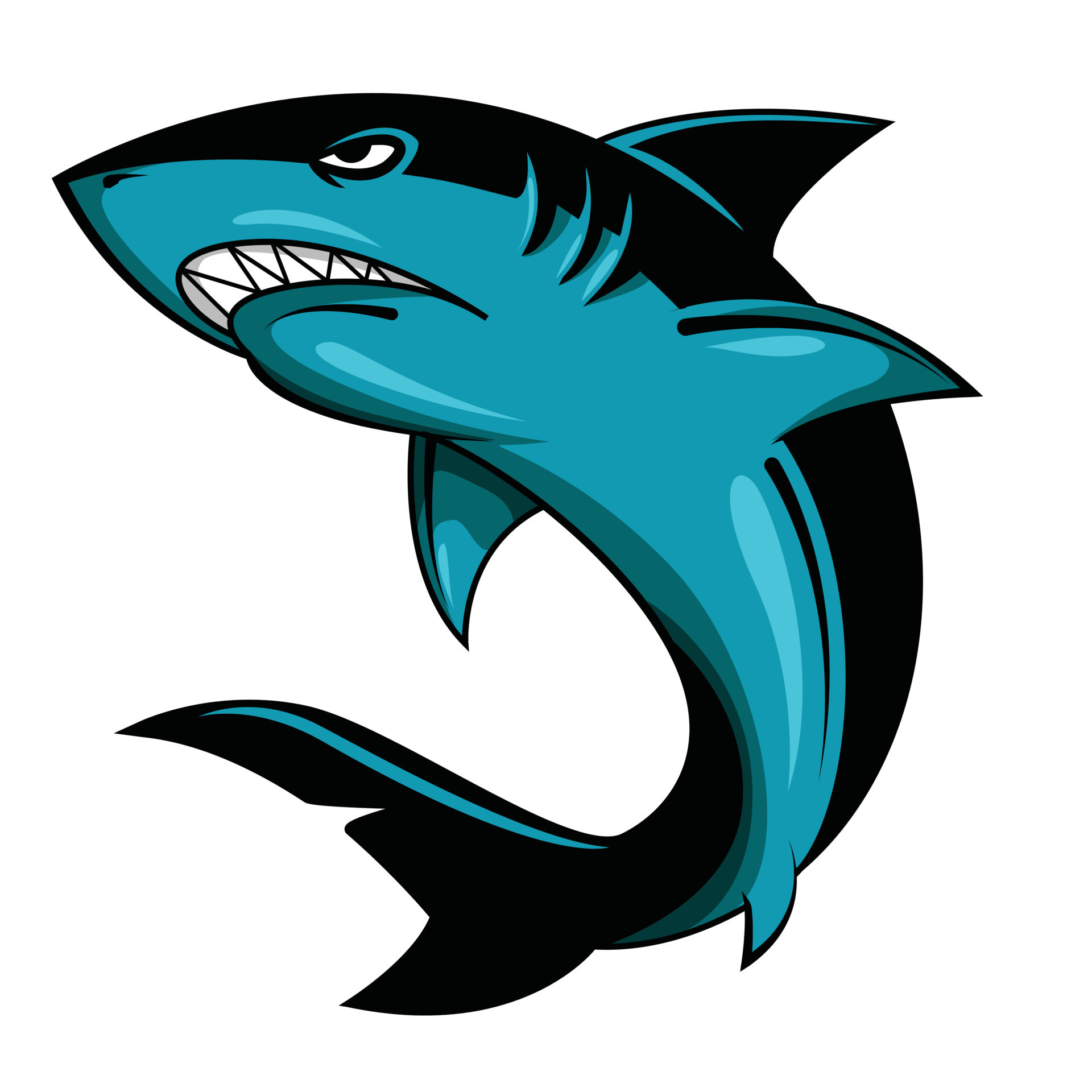 Shark Vector Illustration Design 16664898 Vector Art at Vecteezy