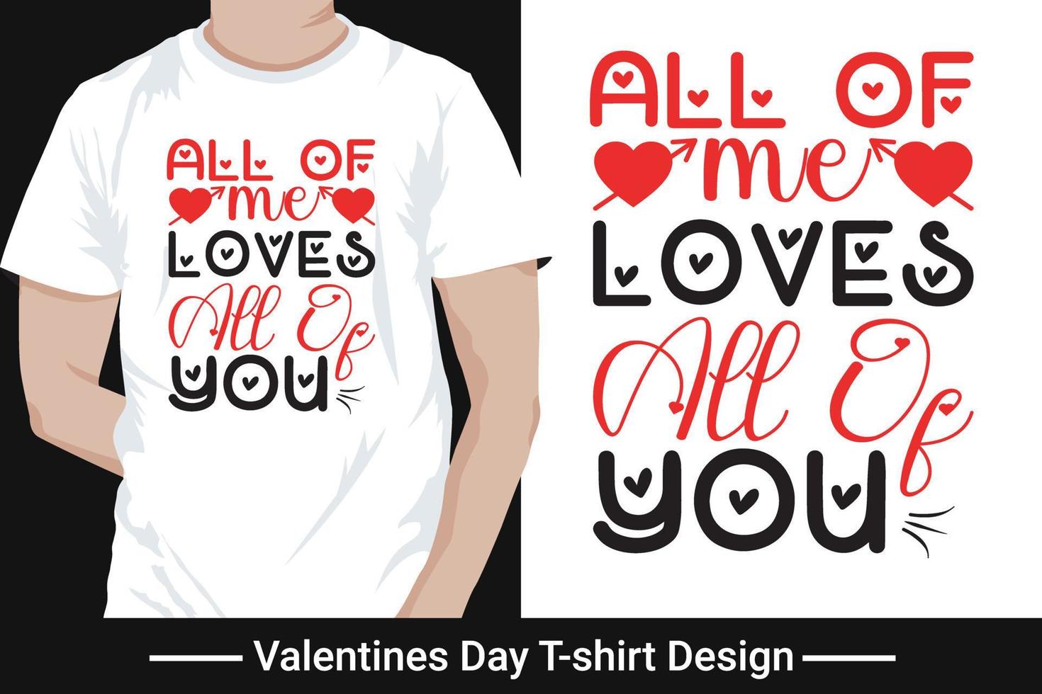 diseño gráfico de camisetas, vector de tipografía del día de San Valentín para camisetas