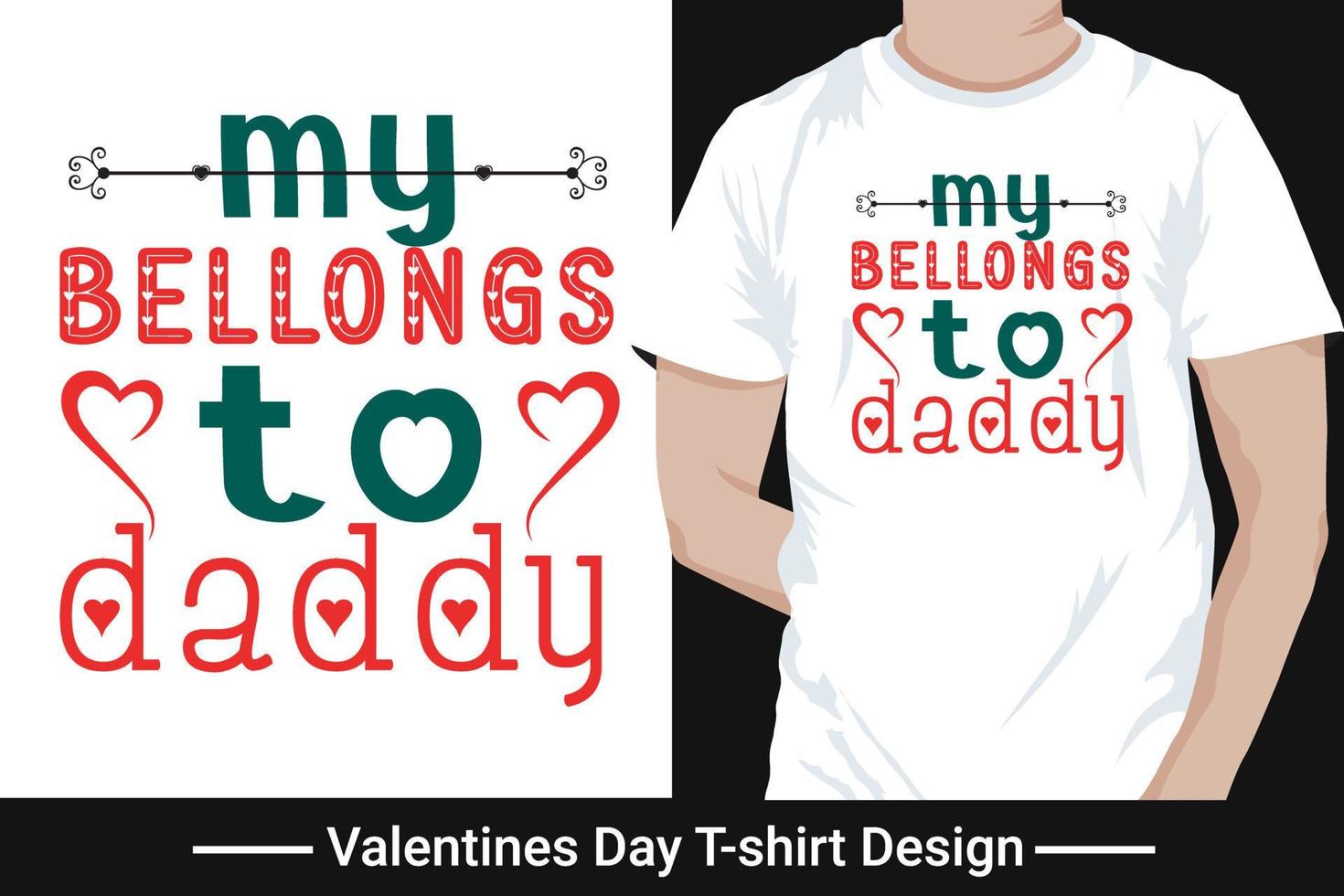 feliz día de san valentín diseño de camisetas, vector, tipografía pro vector