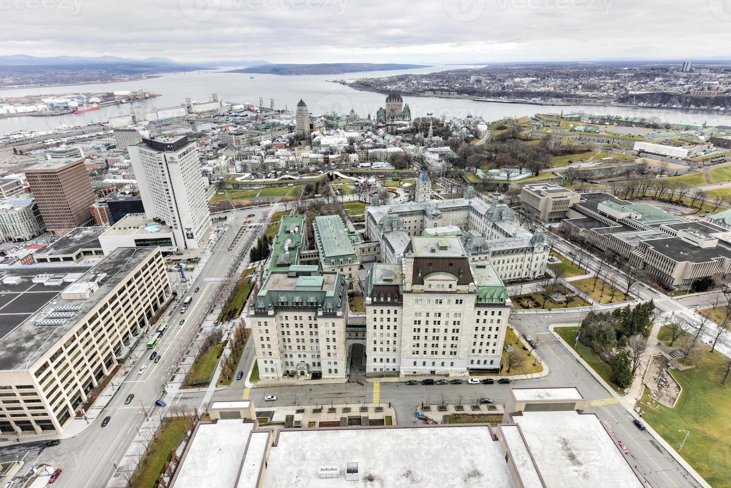 horizonte de la ciudad de quebec foto