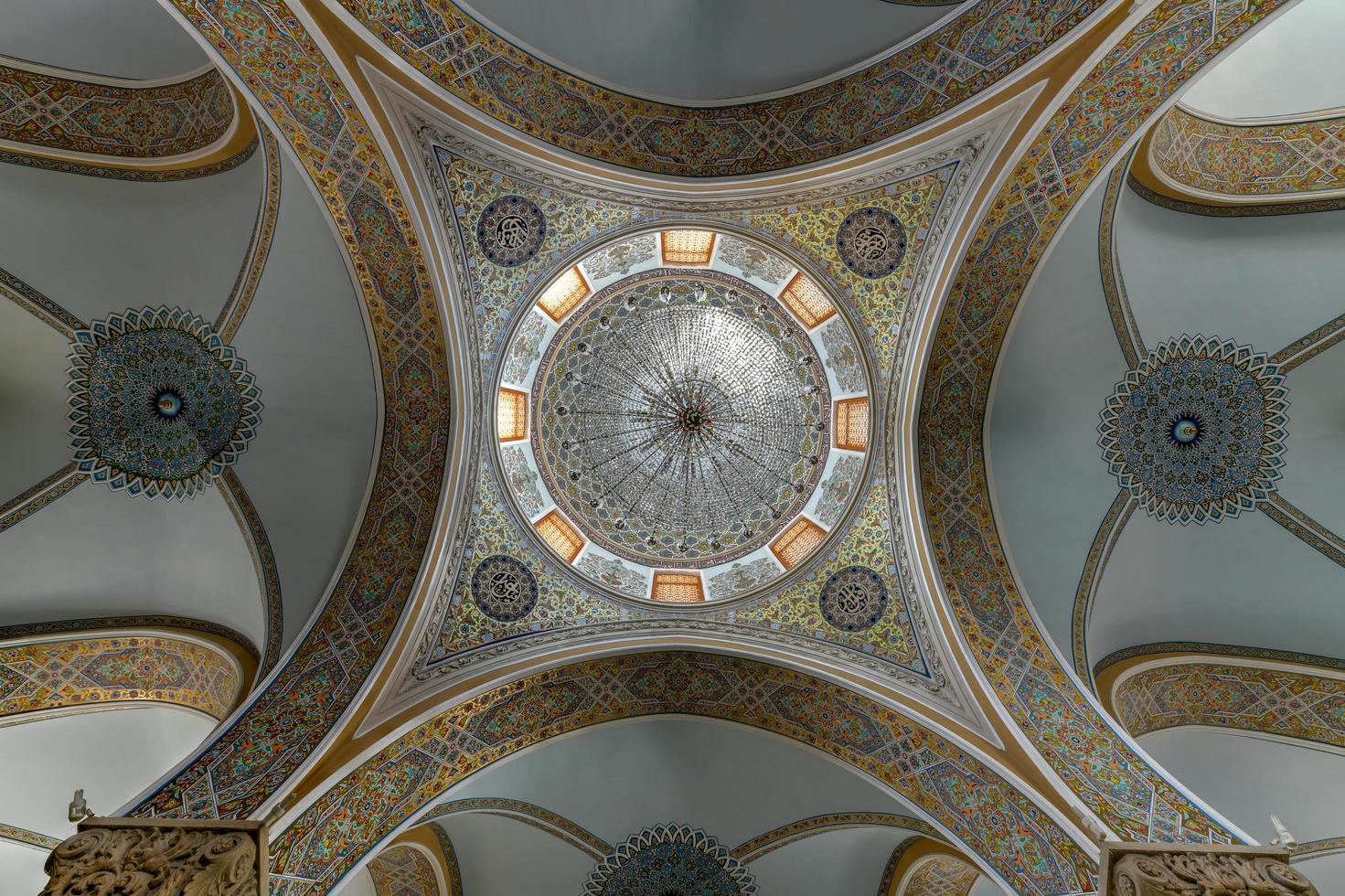 Baku, Azerbaijan - May 1, 2018. Juma Mosque in Baku, Azerbaijan dating from 11th century. photo