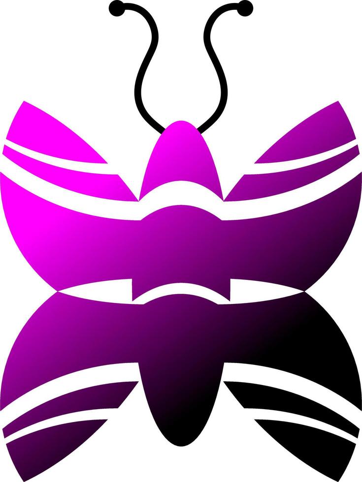 las ilustraciones y clipart. diseño de logo. mariposa para logo e icono vector