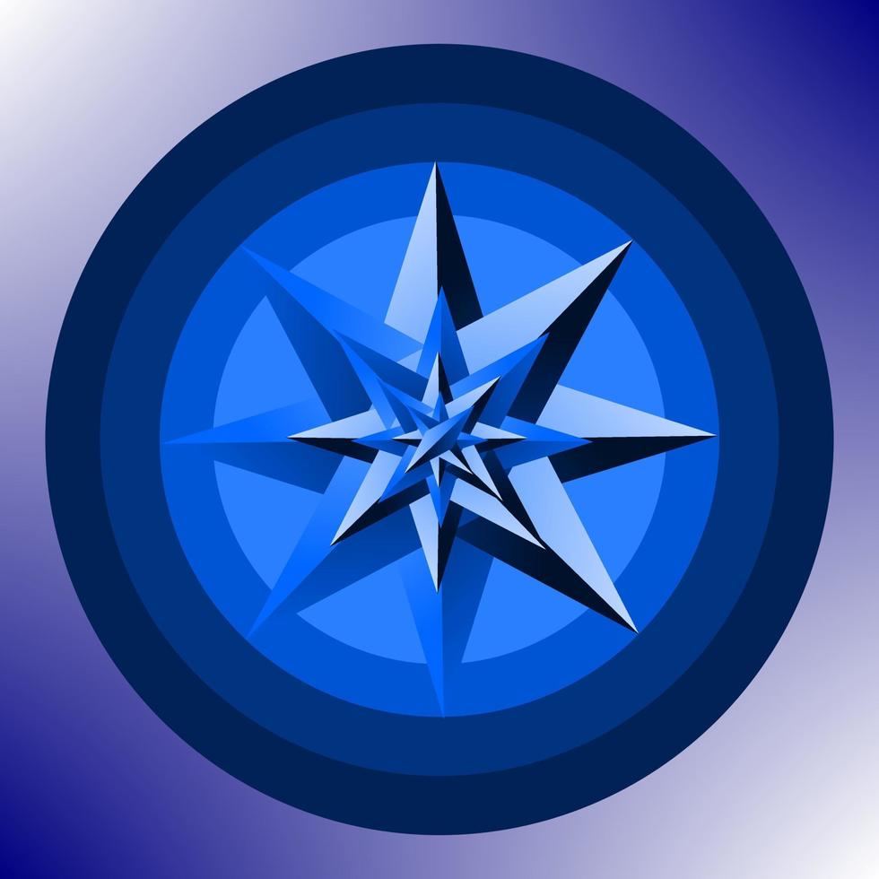 The illustrations and clipart. a logo design. vector compass icon