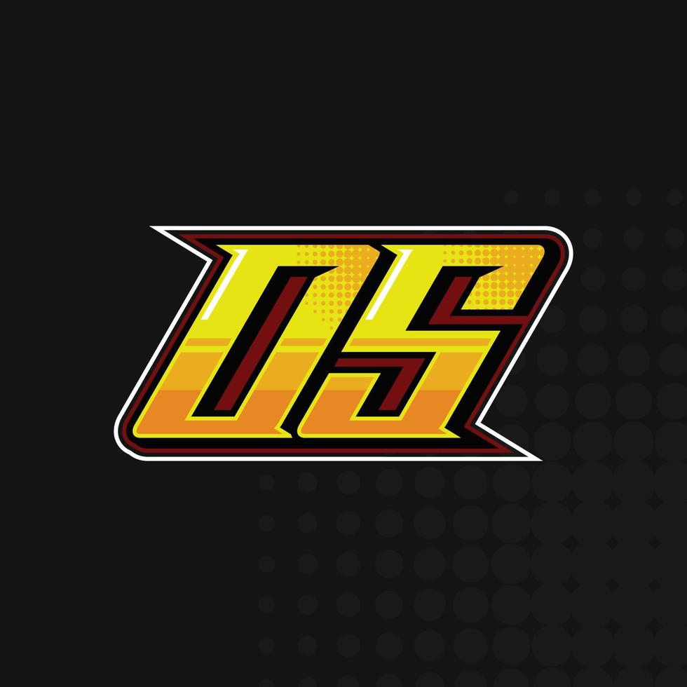 Race Number 05 logo design vector