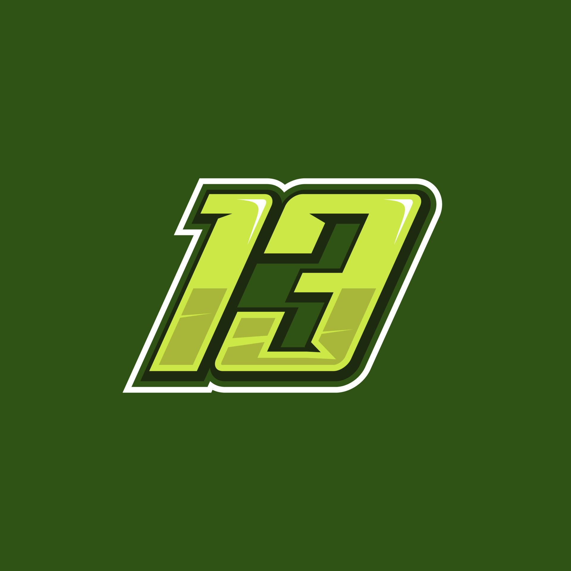 Racing Number 13 Logo Design Vector 16665992 Vector Art At Vecteezy racing-number-13-logo-design-vector-16665992-vector-art-at-vecteezy