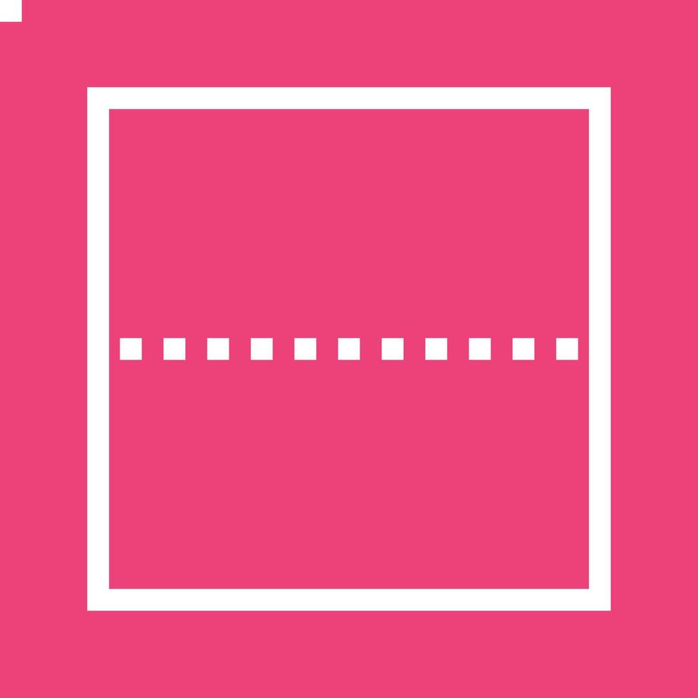 All Border Line Color Background Icon vector