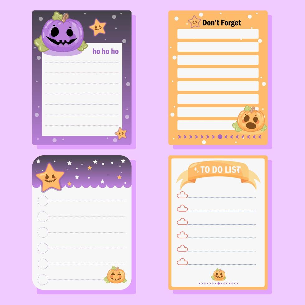 note collection of cute weekly trendy planner stickers for diaries and to do list vector