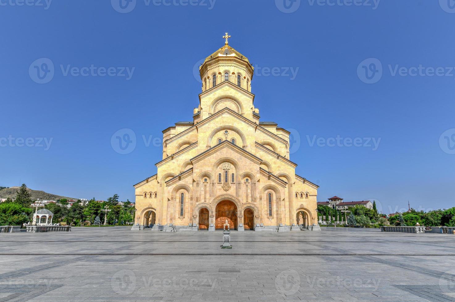 The Holy Trinity Cathedral in Tbilisi, Georgia photo