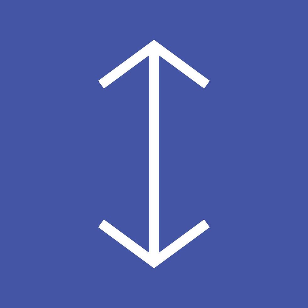 Up-Down Line Color Background Icon vector