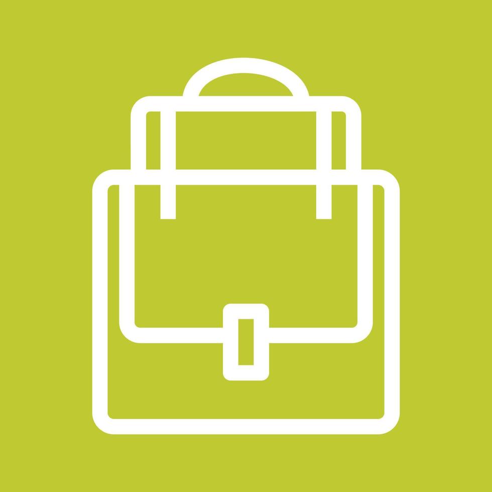 Bagpack Line Color Background Icon vector