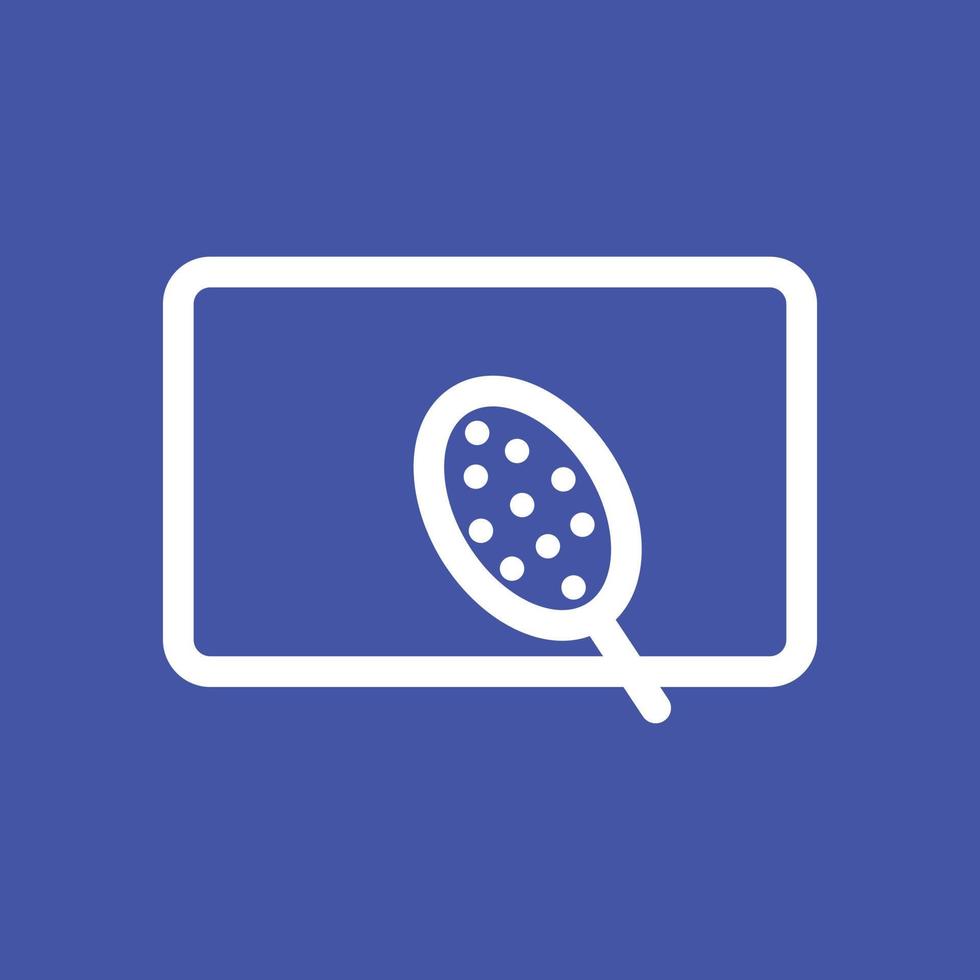 Brush and Mirror Line Color Background Icon vector