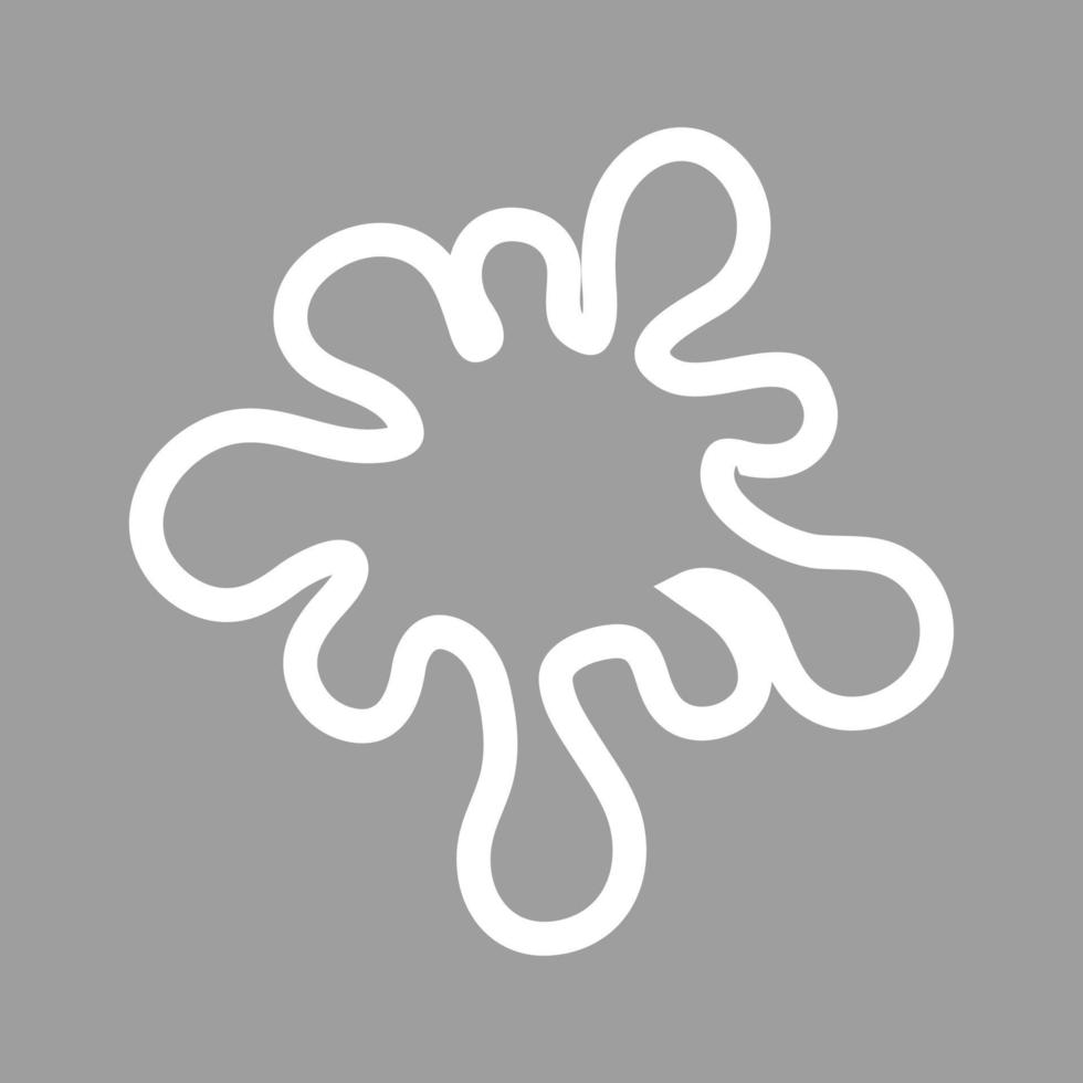 Paint Splash Line Color Background Icon vector