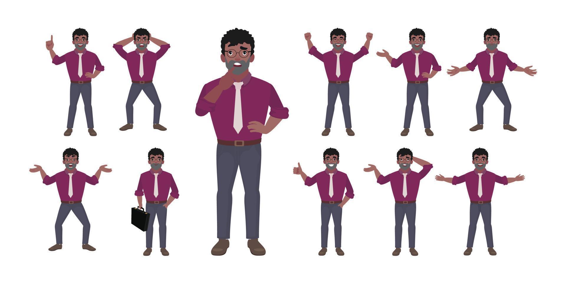 Flat set - people with different emotion vector