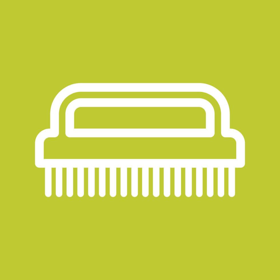 Hand Scrubber Line Color Background Icon vector