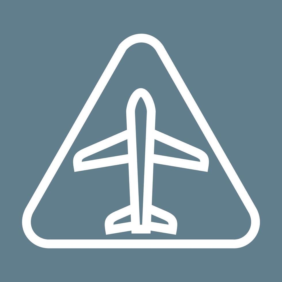 Airport sign Line Color Background Icon vector
