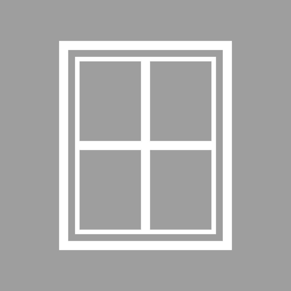 Window Line Color Background Icon vector