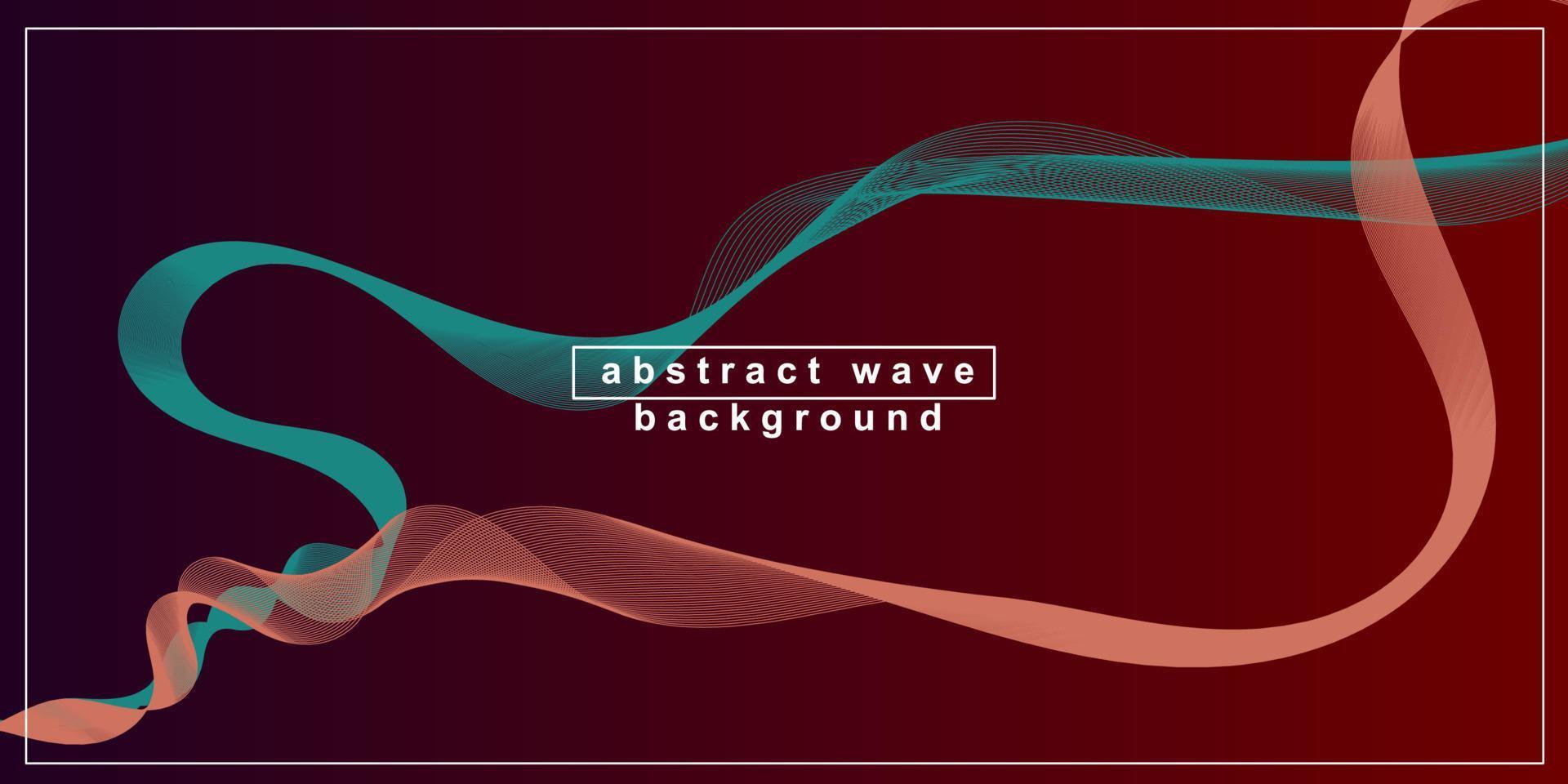 wave abstract background with gradient free download vector