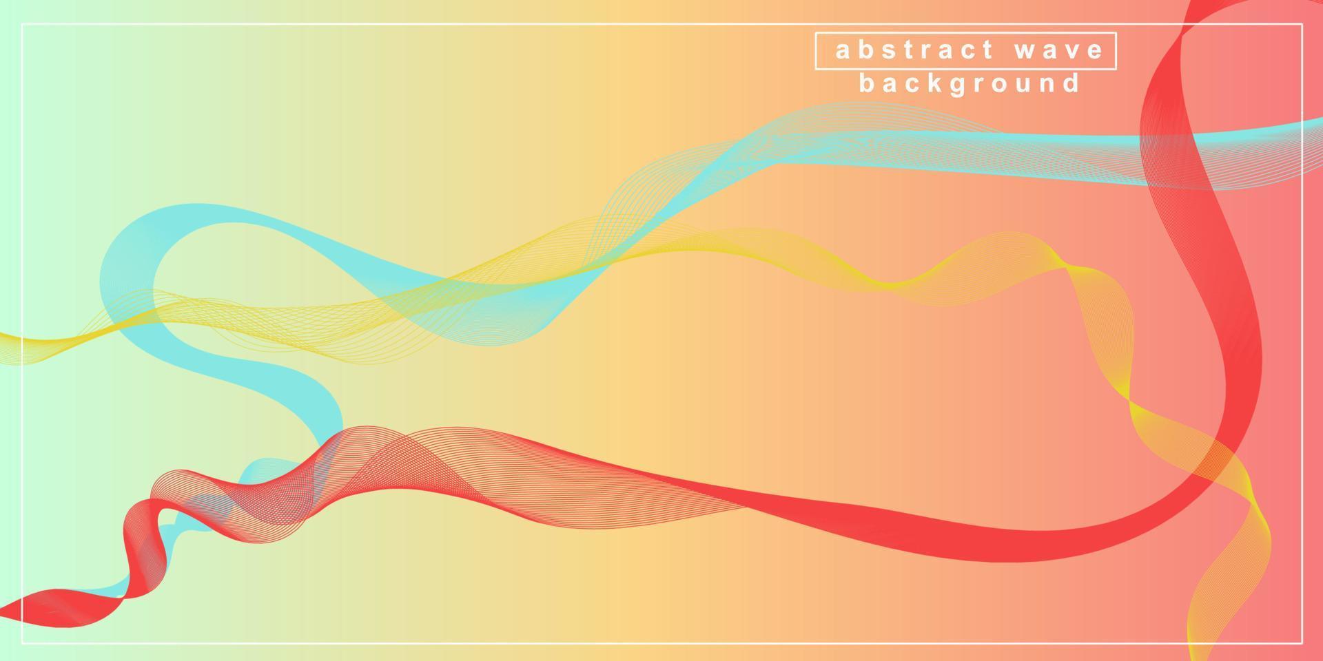 wave abstract background with gradient free download vector