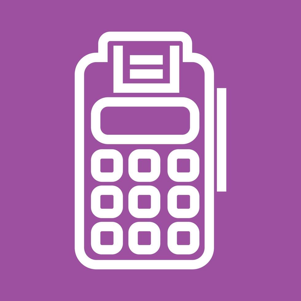 Free Utility Bill Payment Line Color Background Icon vector
