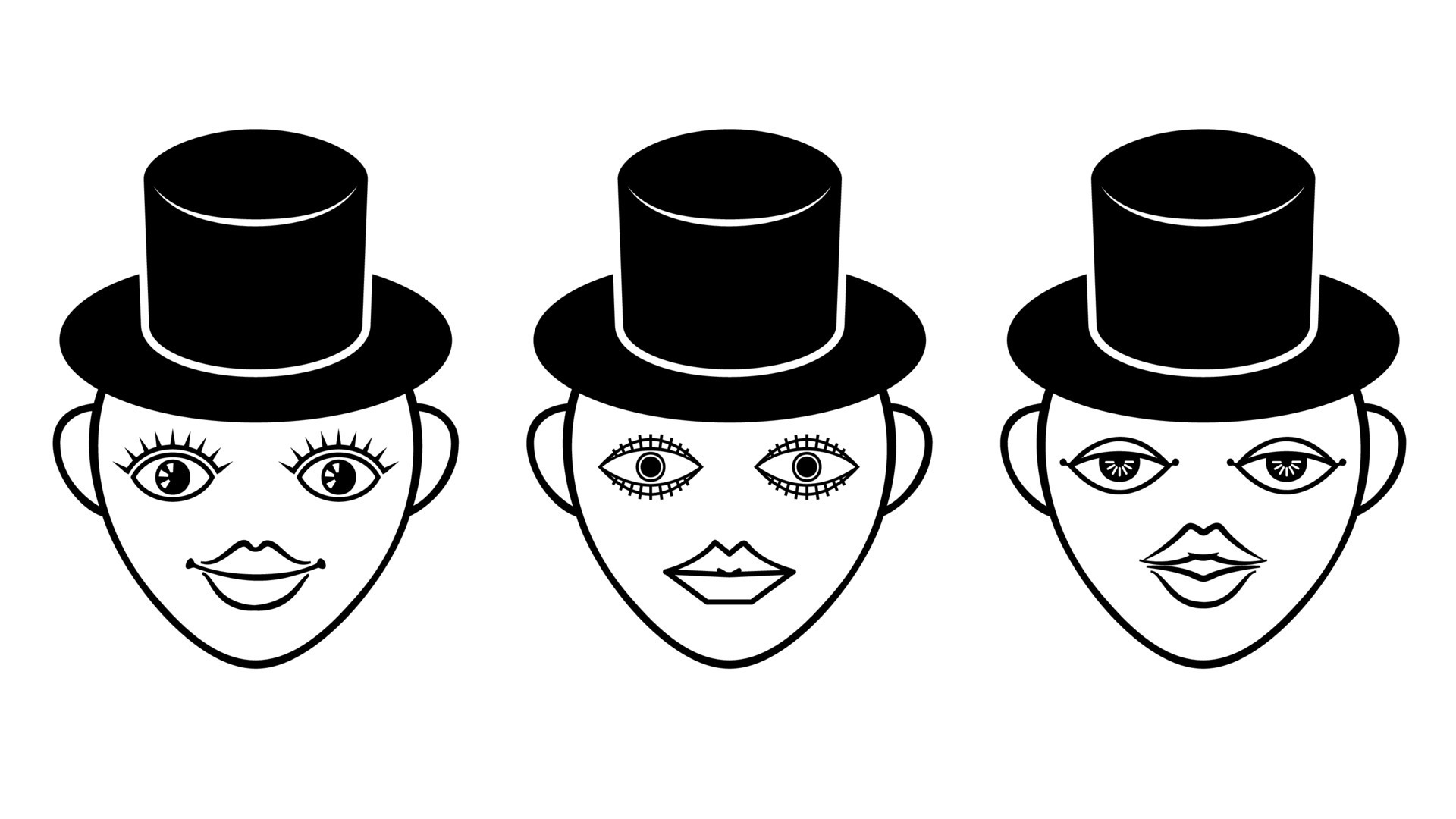 sombrero de hombre Sombrero de hombre clásico negro con ala. ilustración  vectorial, elemento de diseño plano, estilo de dibujos animados 6873334  Vector en Vecteezy