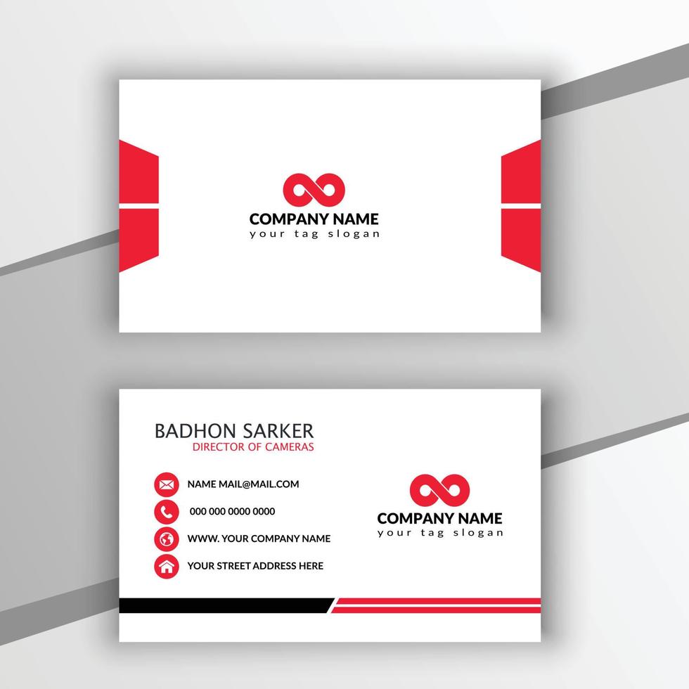 Gradient golden luxury horizontal business card design template vector