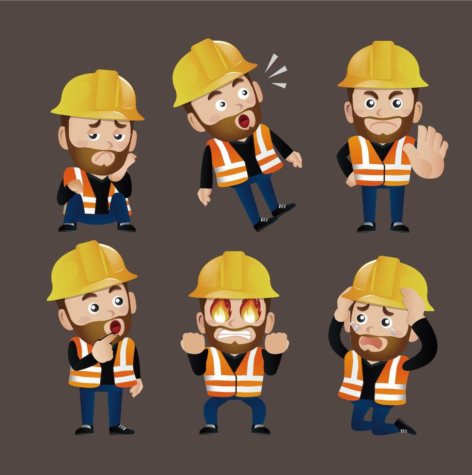 People Set - Profession - Worker vector