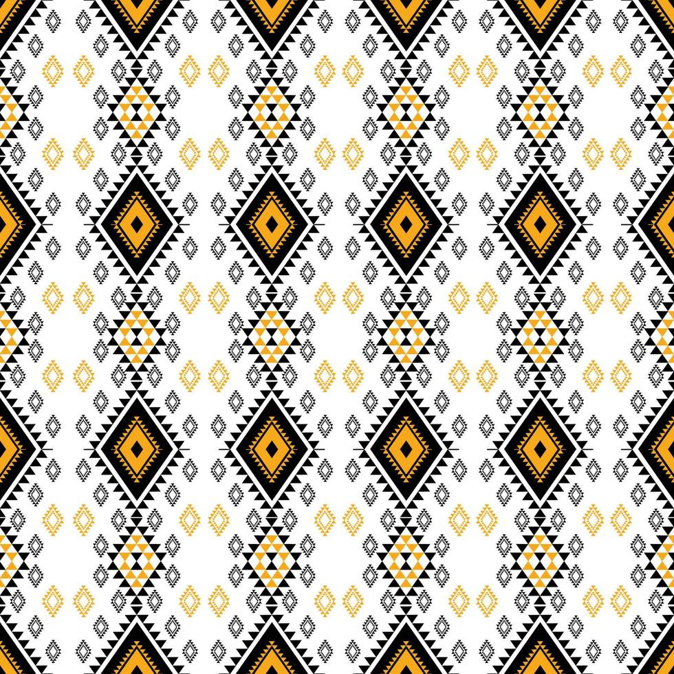 Geometric Ethnic pattern vector. African, American, Mexican, Western Aztec motif striped and bohemian pattern. designed for background,wallpaper,print, carpet,wrapping,tile,batik.vector illustratoin. vector