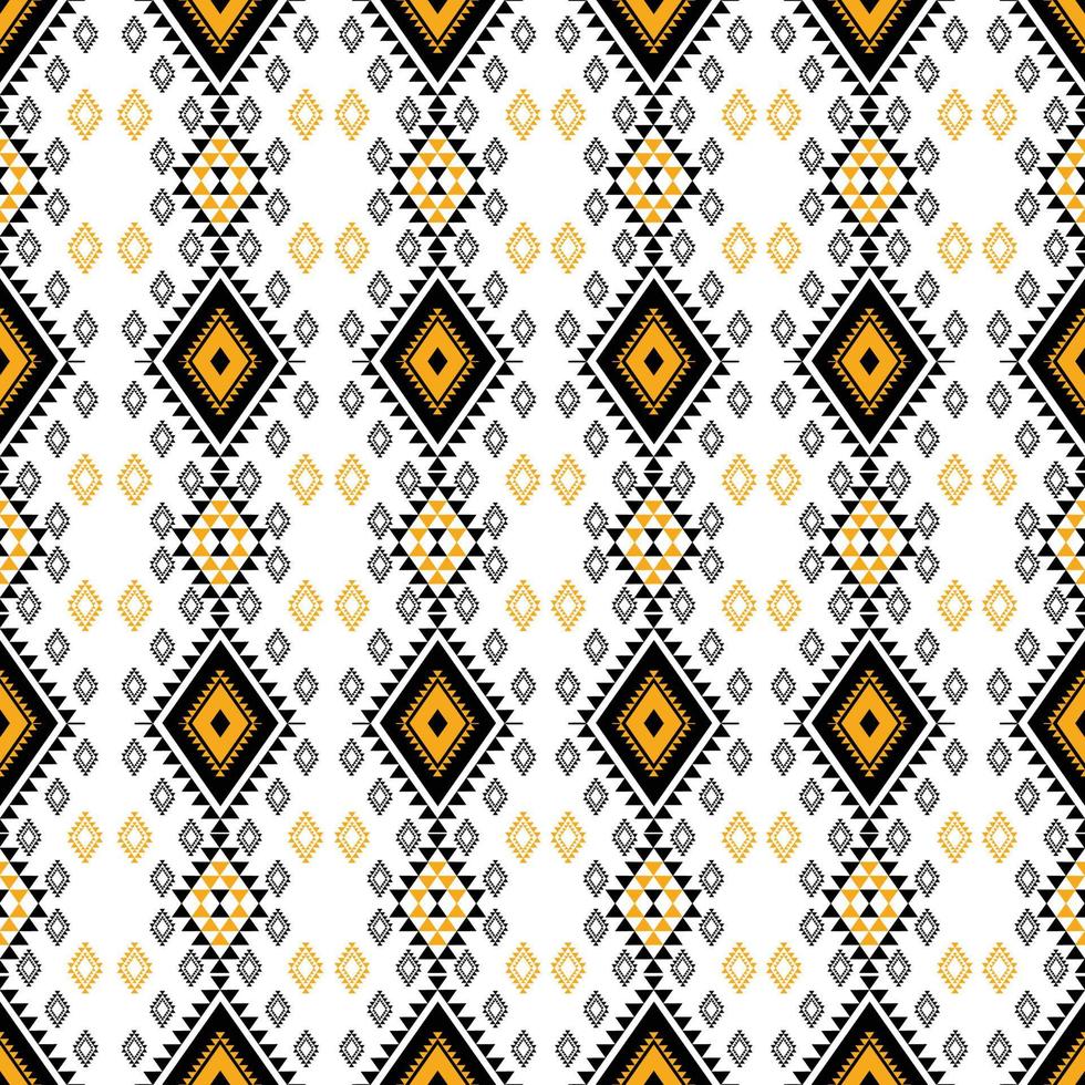 Geometric Ethnic pattern vector. African, American, Mexican, Western Aztec motif striped and bohemian pattern. designed for background,wallpaper,print, carpet,wrapping,tile,batik.vector illustratoin. vector