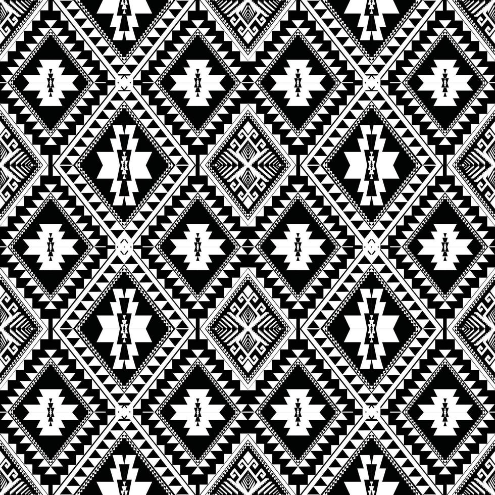 Geometric Ethnic pattern vector. African, American, Mexican, Western Aztec motif striped and bohemian pattern. designed for background,wallpaper,print, carpet,wrapping,tile,batik.vector illustratoin. vector
