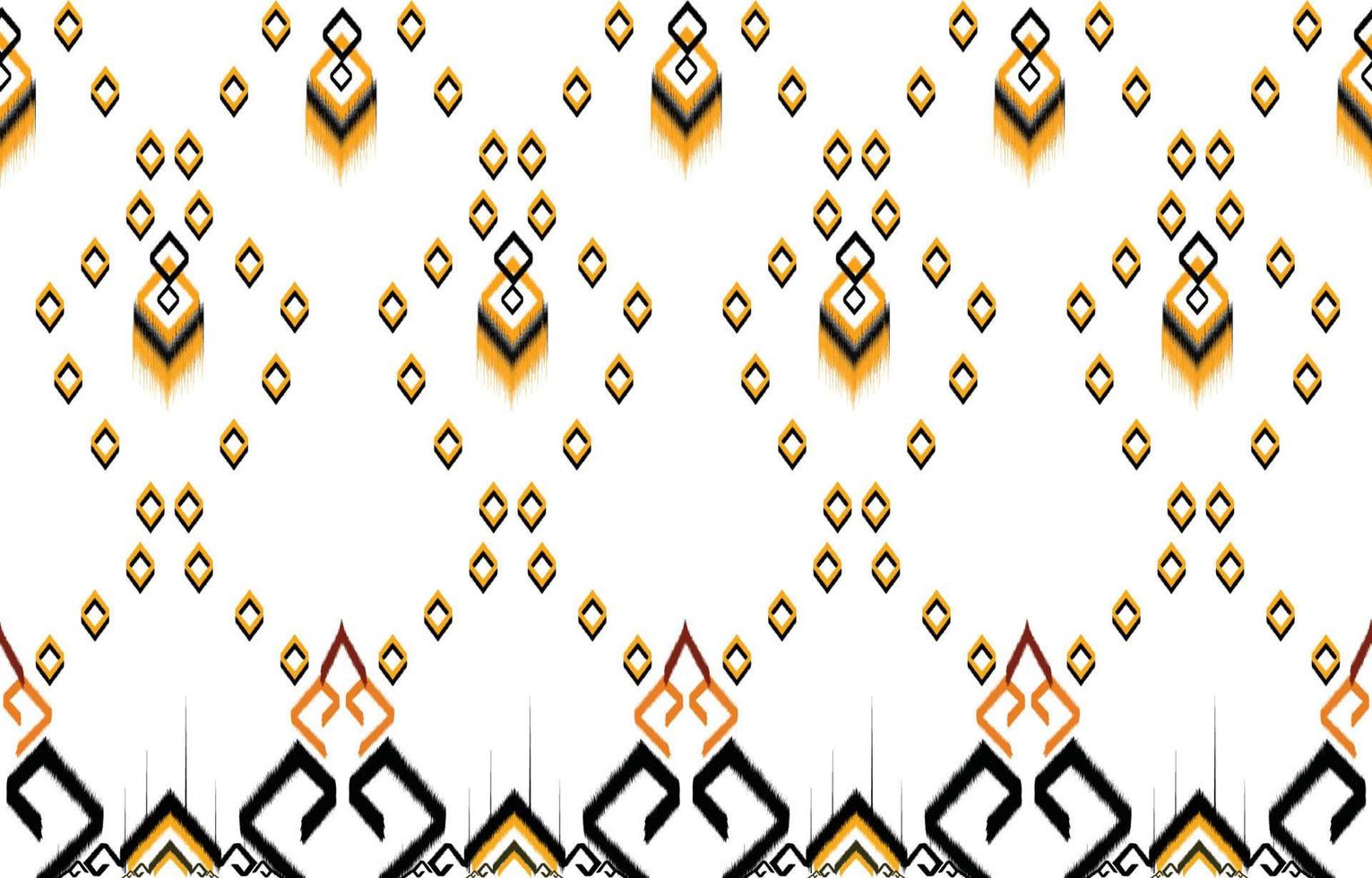 Ikat pattern. Geometric ethnic pattern African,American, western,Pakistan,Asia,Aztec motif textile and bohemian.design for background, wallpaper,carpet print, fabric, batik,tile. Ikat paisley vector. vector