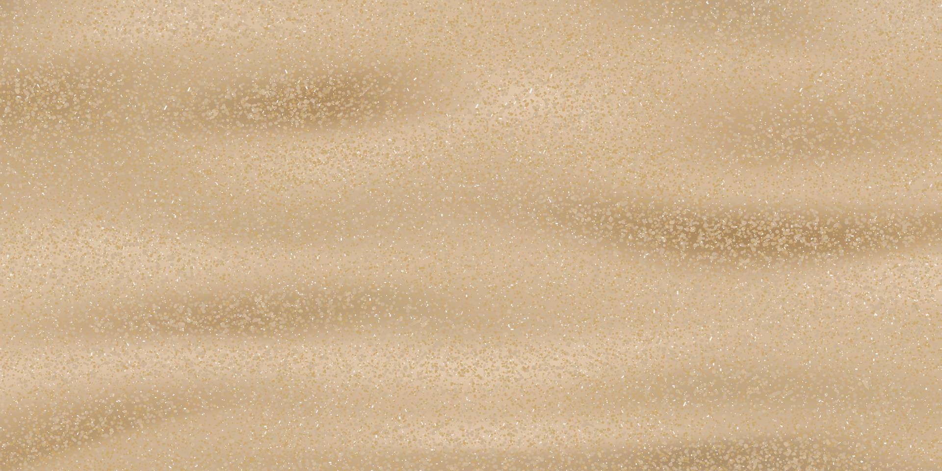 Sand beach texture background.Horizon Coastal beach waves for Summer vacation on seaside.Tropical seashore landscape.Desert surface,Vector 3d Brown sandy dune for Summer banner.Top view Ocean, River vector