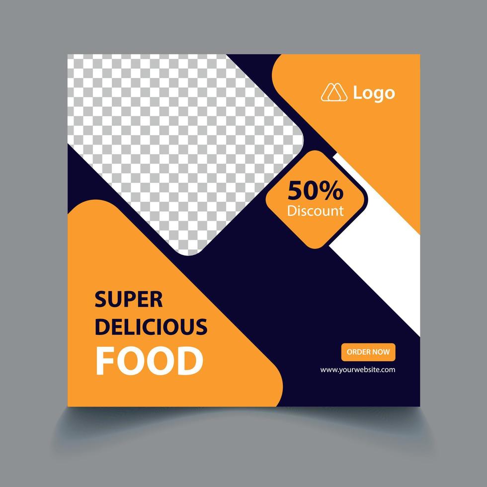 social media post design vector