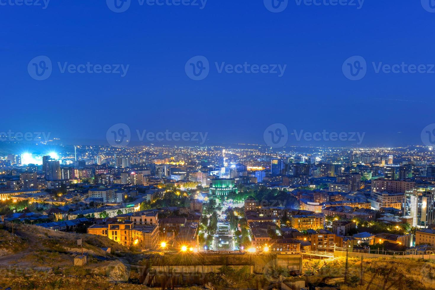 Yerevan Cascade Complex, a giant stairway made of limestone in Yerevan, Armenia. It links the downtown Ketron area of Yerevan with the Monument neighborhood. photo