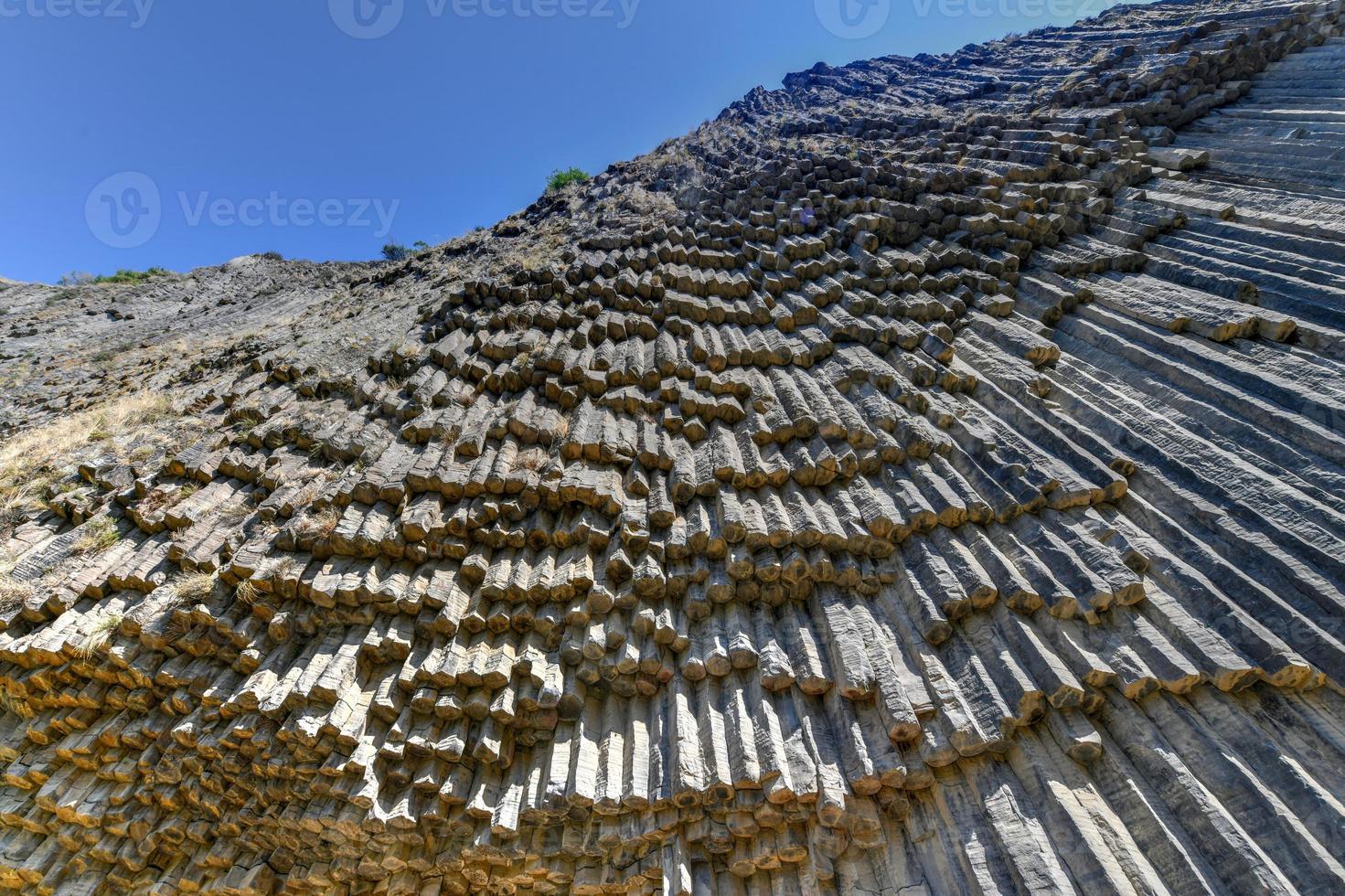 Unique geological wonder Symphony of the Stones near Garni, Armenia photo