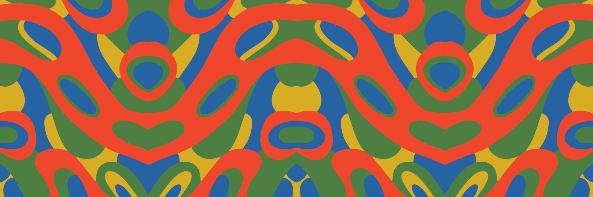 colorful wave abstract background pattern vector