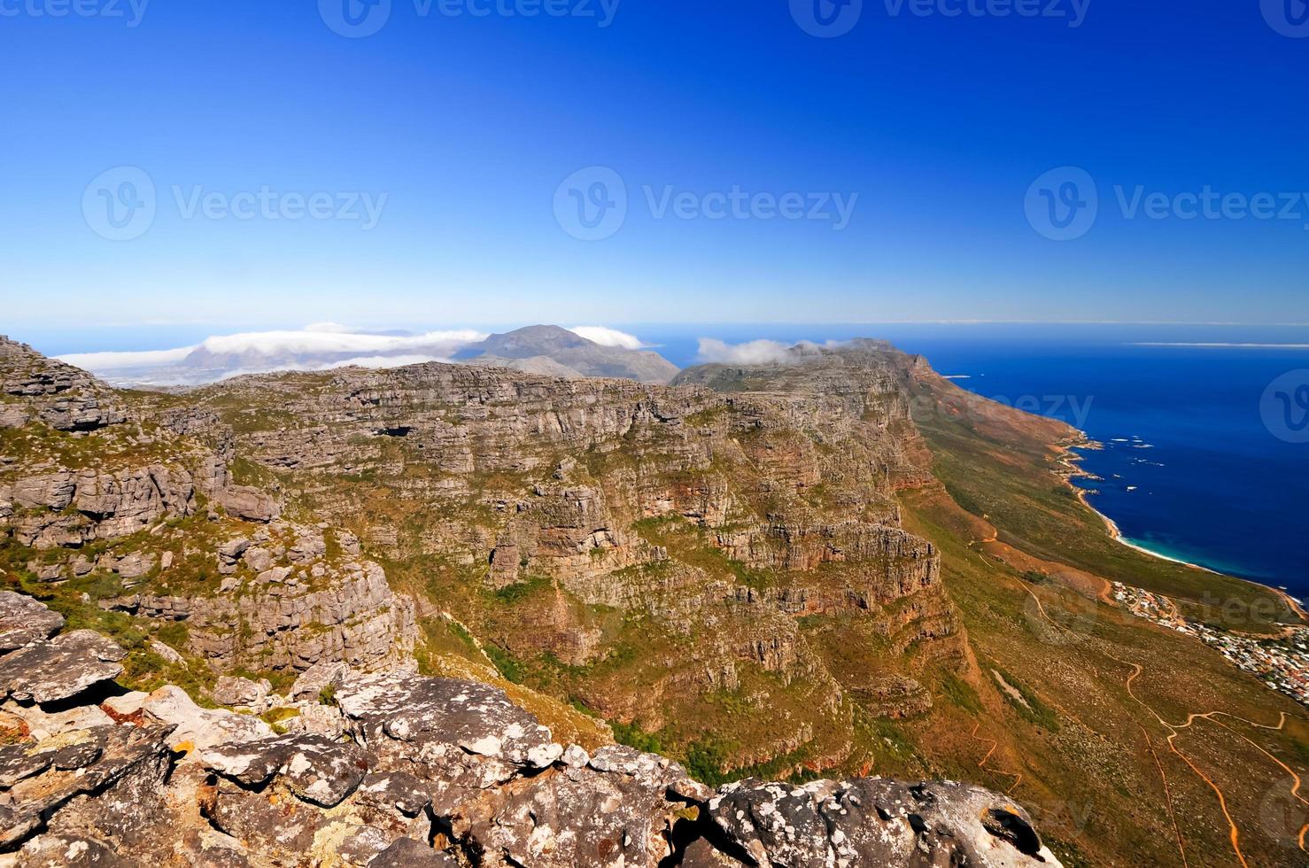 montaña de la mesa en ciudad del cabo foto